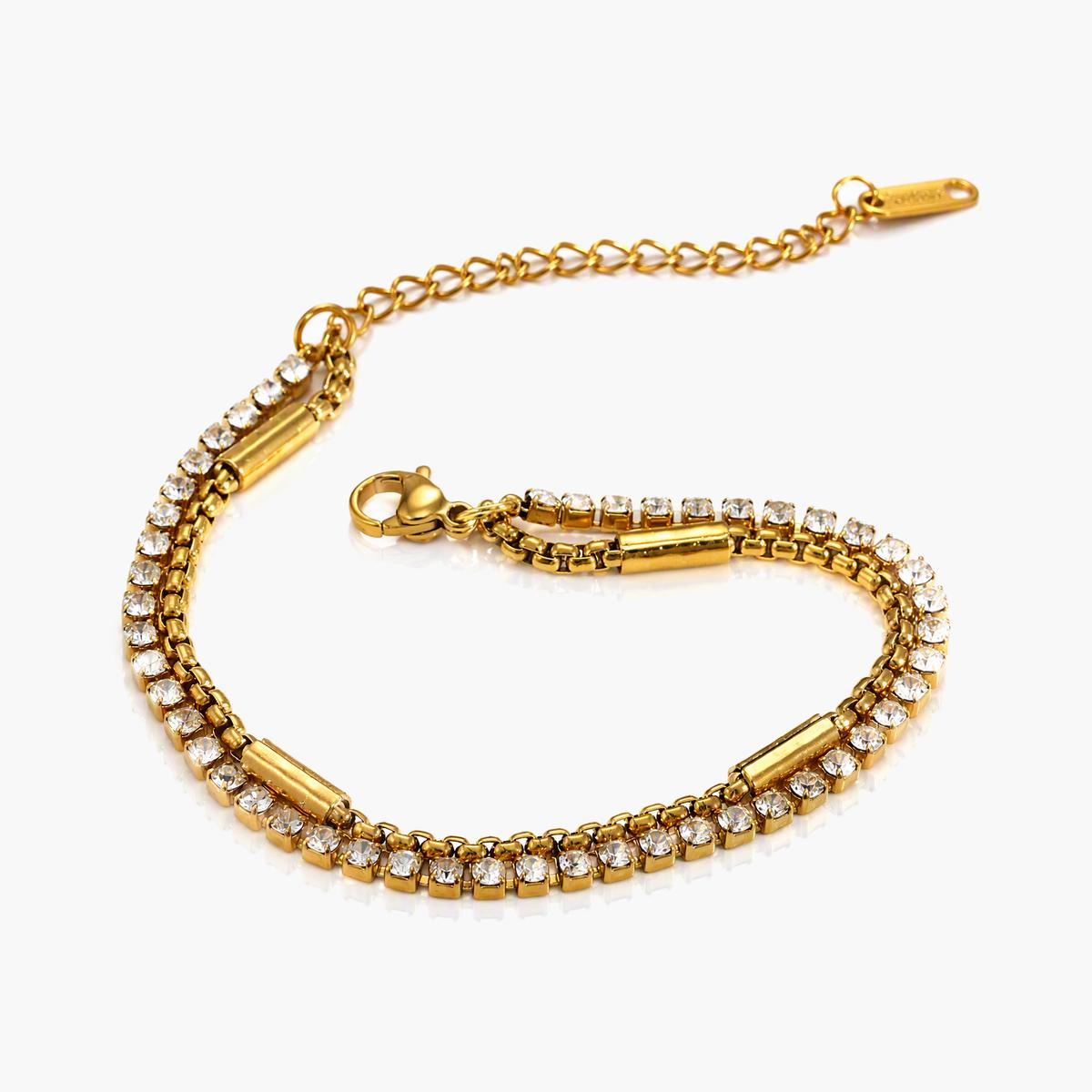 Elegant Heart Charm Bracelet