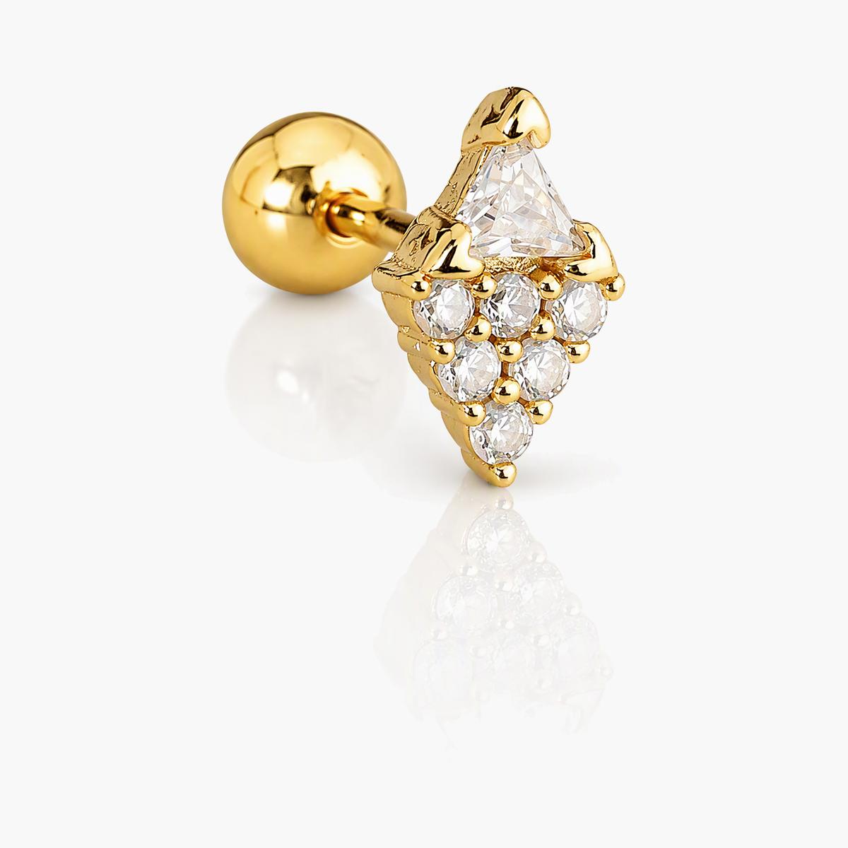Trendy Mixed Motif Stud Earrings