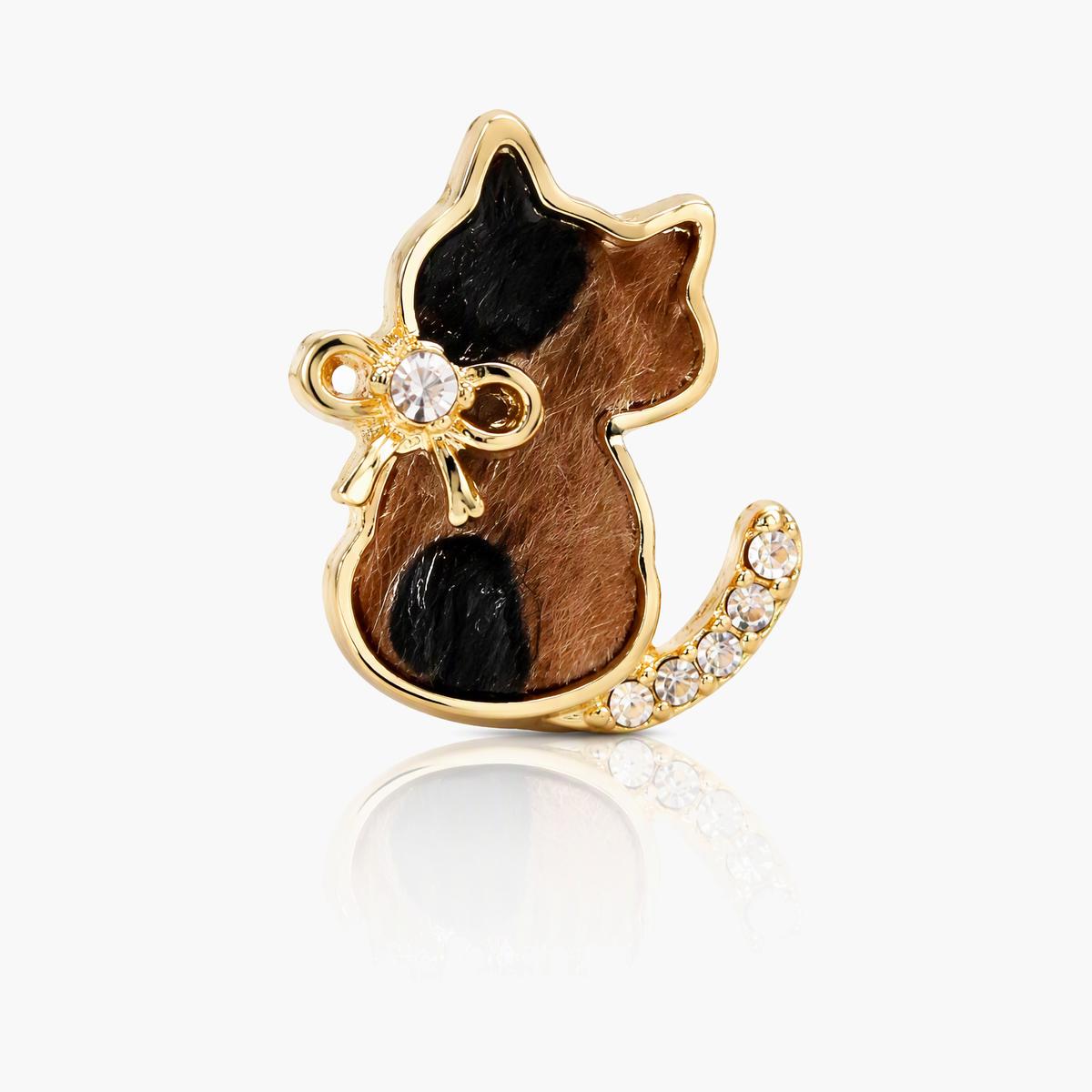 Cute Cat Bow Knot Stud Earrings