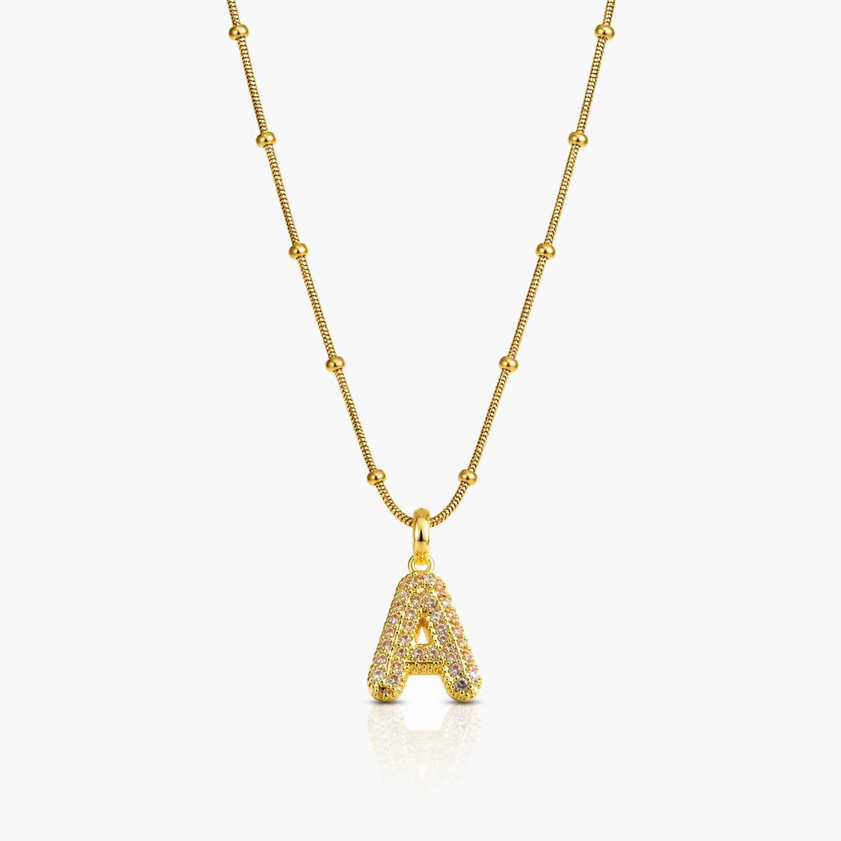 Dainty Letter Charm Necklace