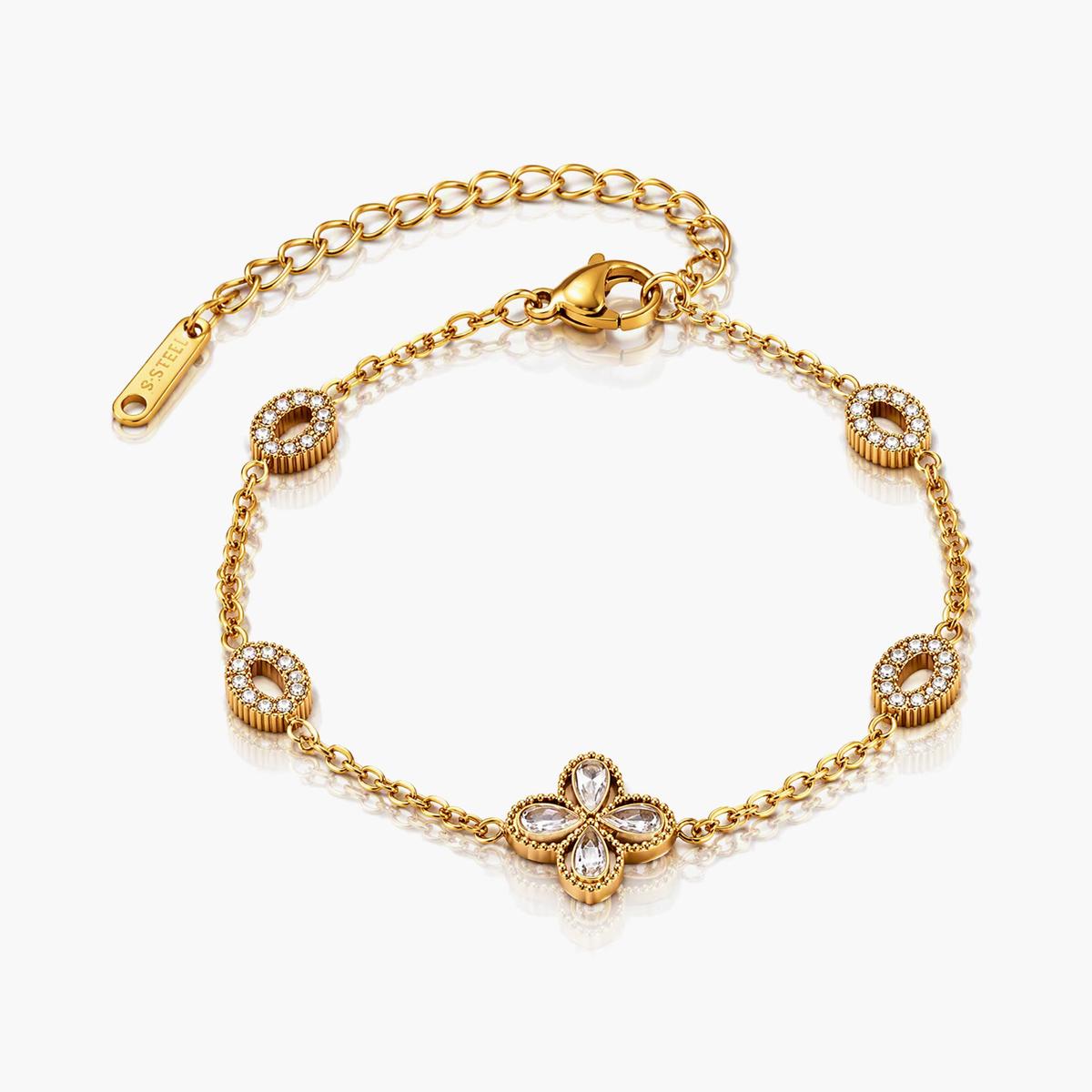 Four-Leaf Clover Bracelet