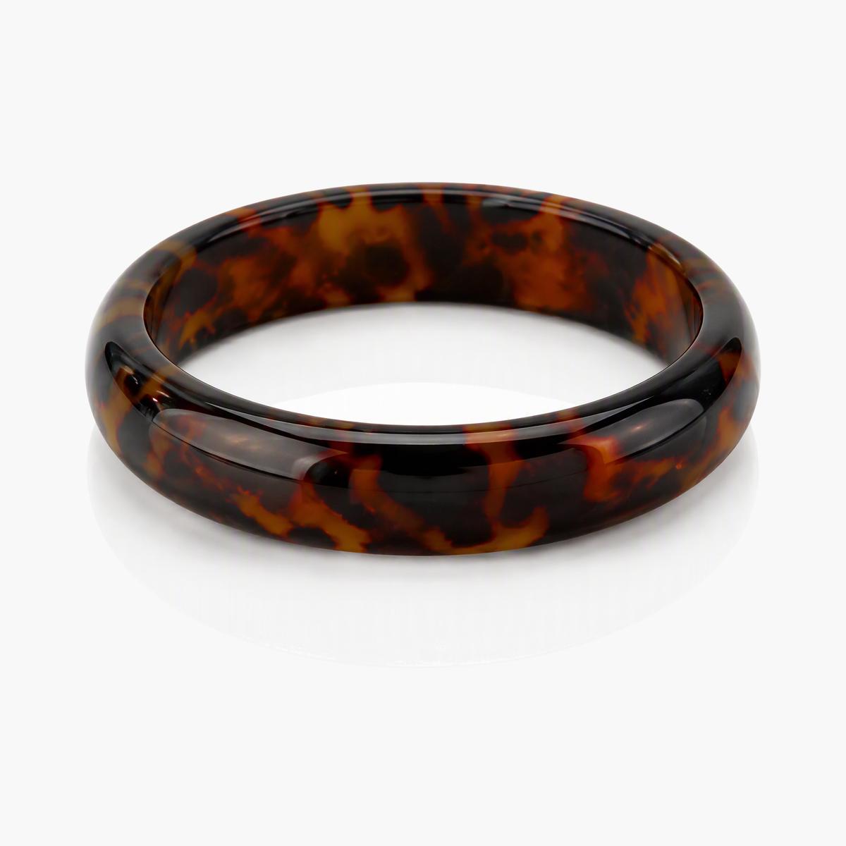 Chunky Leopard Print Bangle
