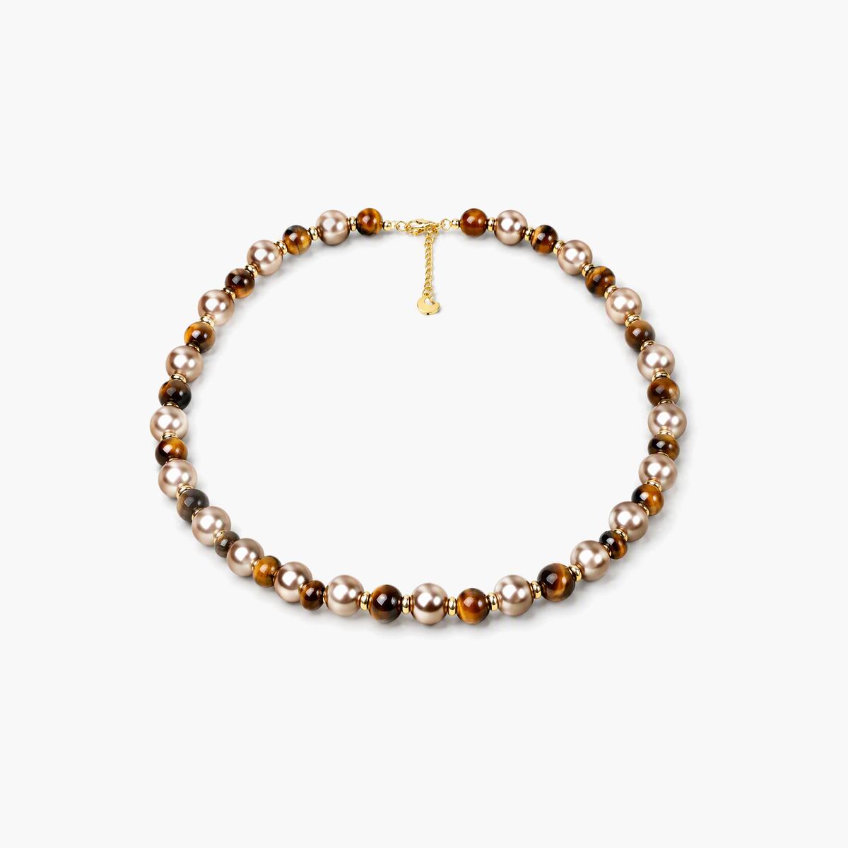 Elegant Pearl Beaded Necklace