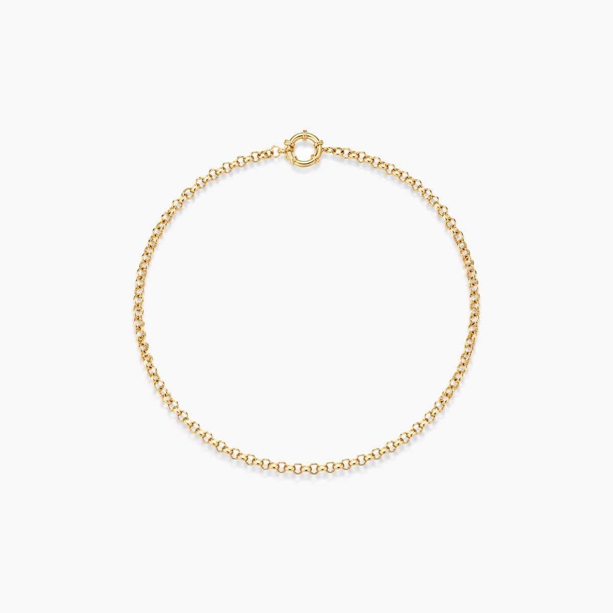 Minimalist Circle Link Necklace