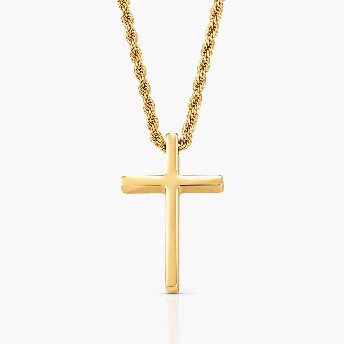 Minimalist Cross Pendant Necklace