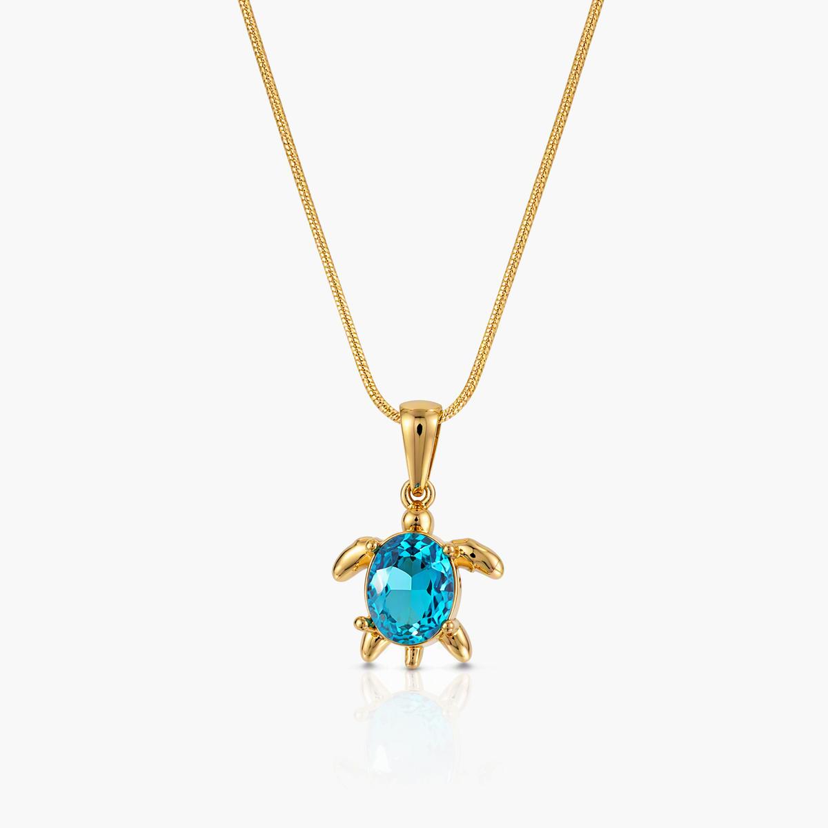 Cute Turtle Pendant Necklace