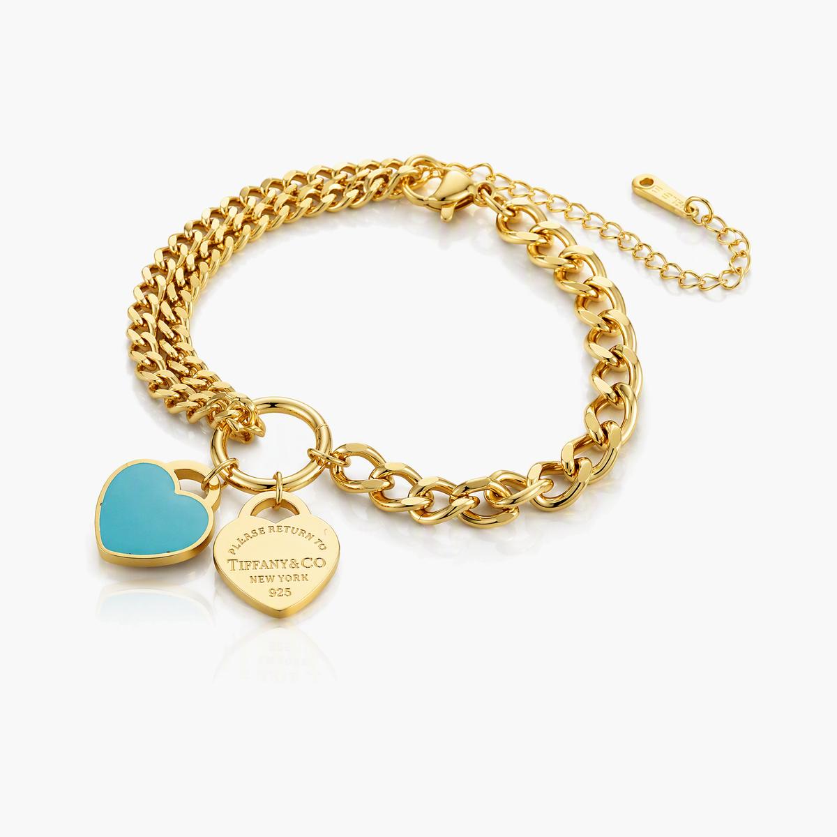 Cute Heart Charm Bracelet