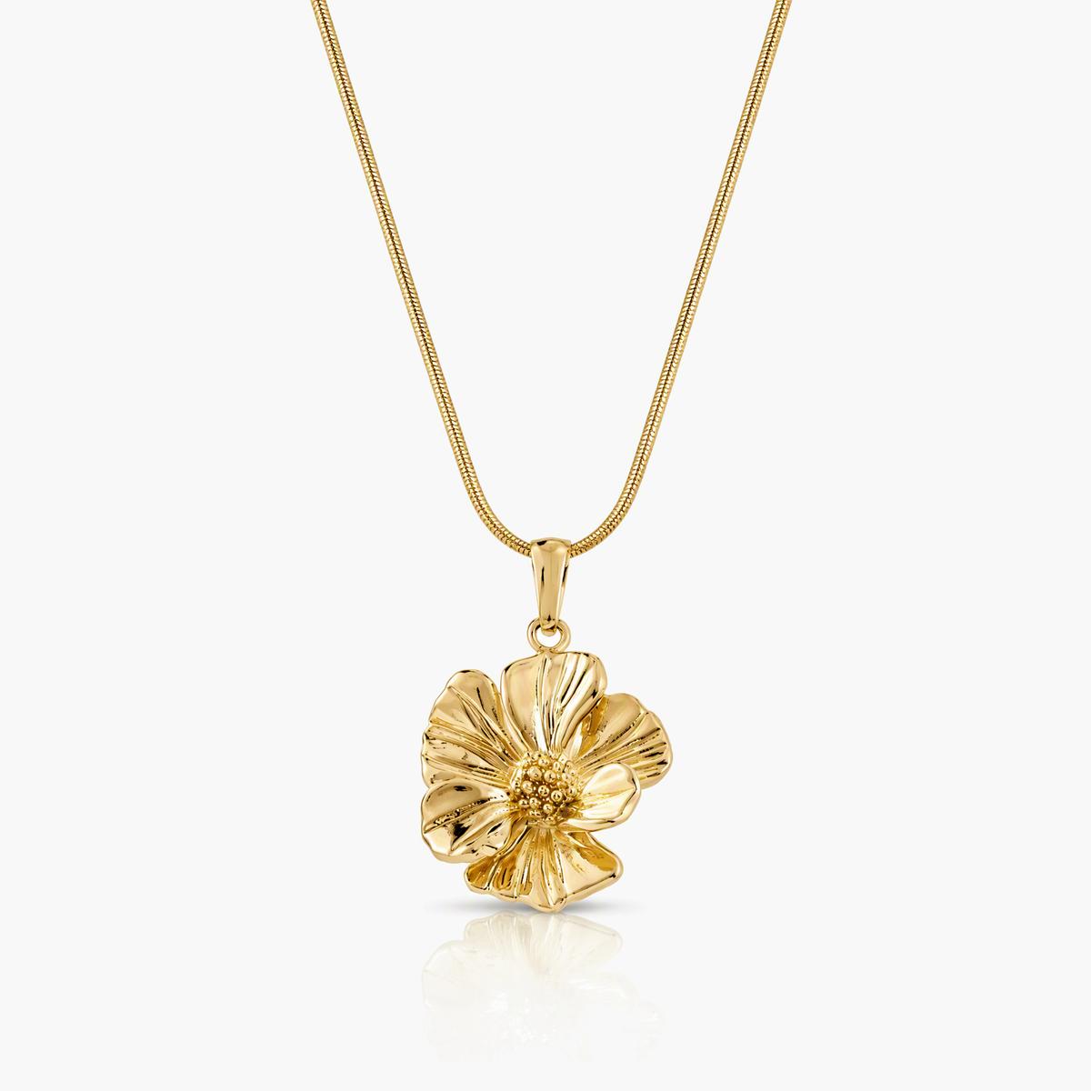 Flower Pendant Necklace