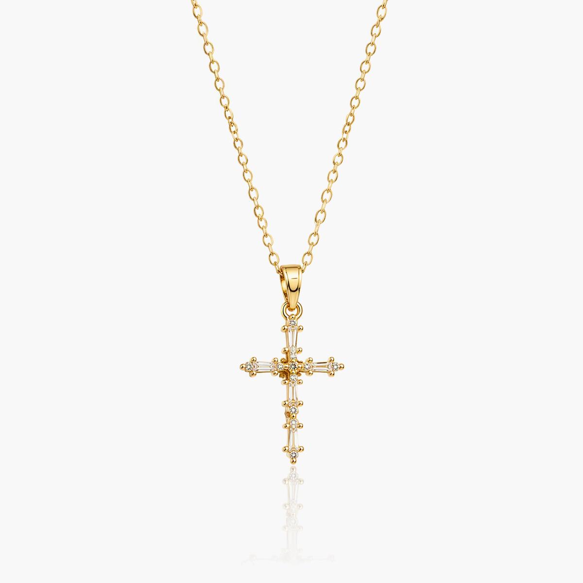 Dainty Cross Pendant Necklace