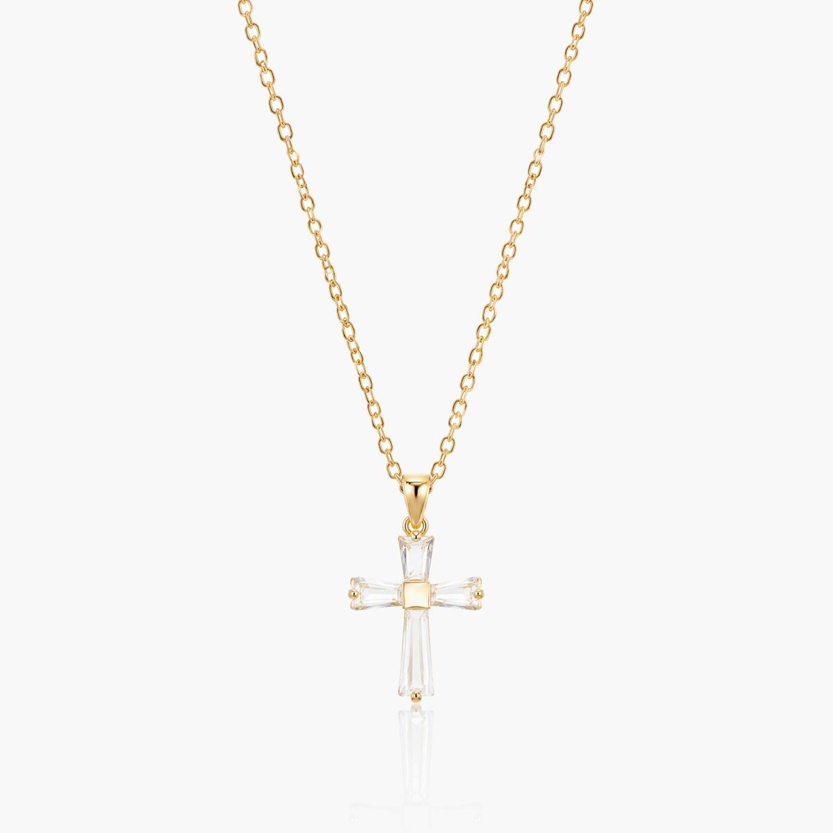 Dainty Cross Pendant Necklace