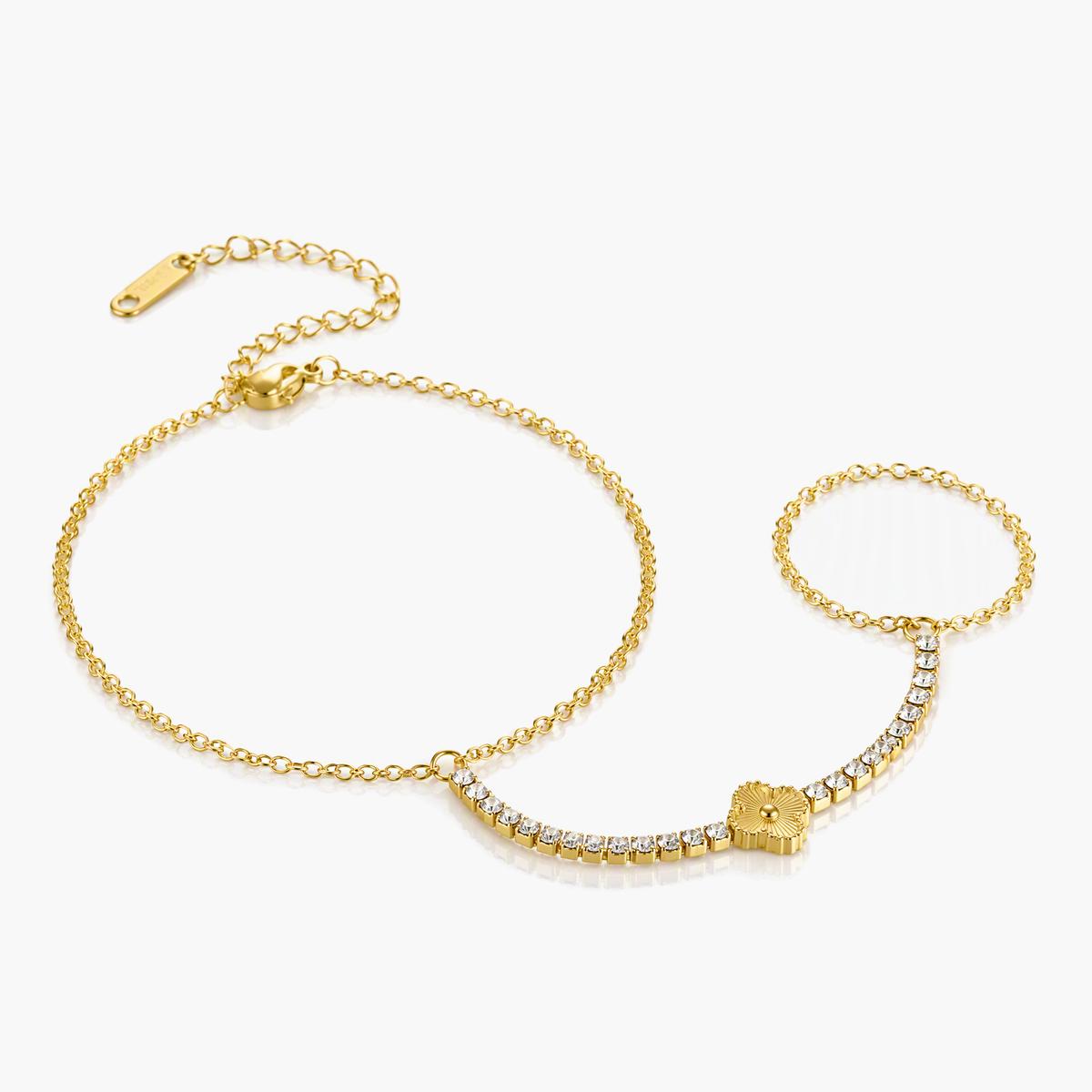Dainty Starburst Charm Bracelet