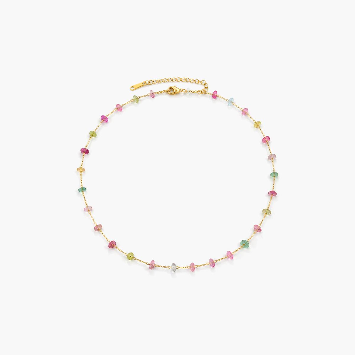 Dainty Irregular Stone Necklace