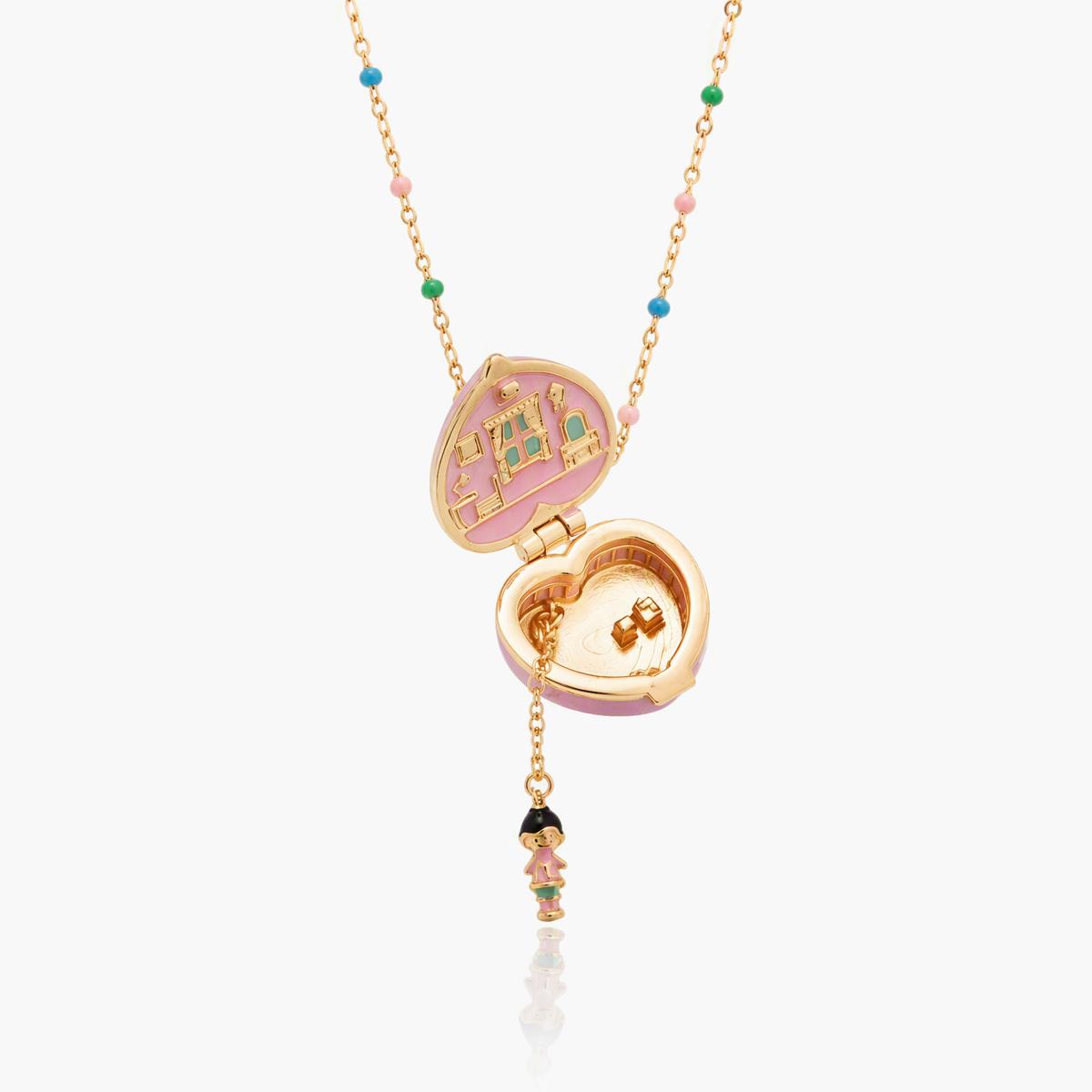 Cute Heart Locket Necklace