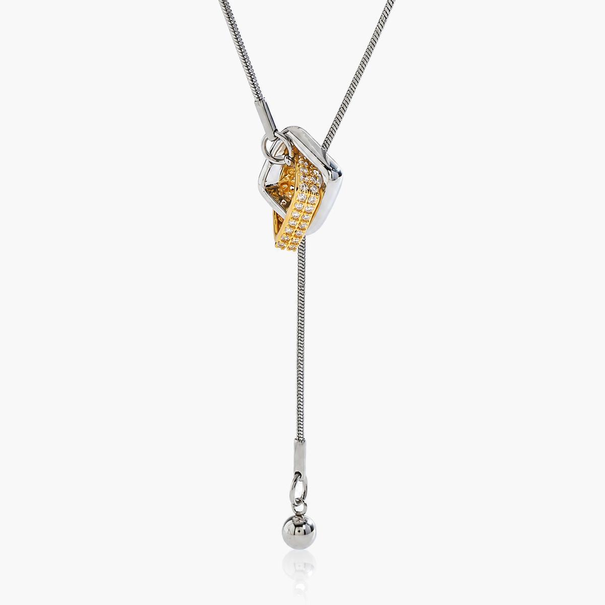 Bow Knot Snake Chain Necklace