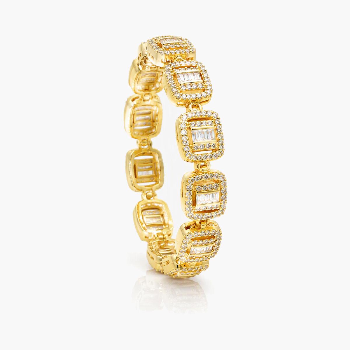 Trendy Square Link Bracelet
