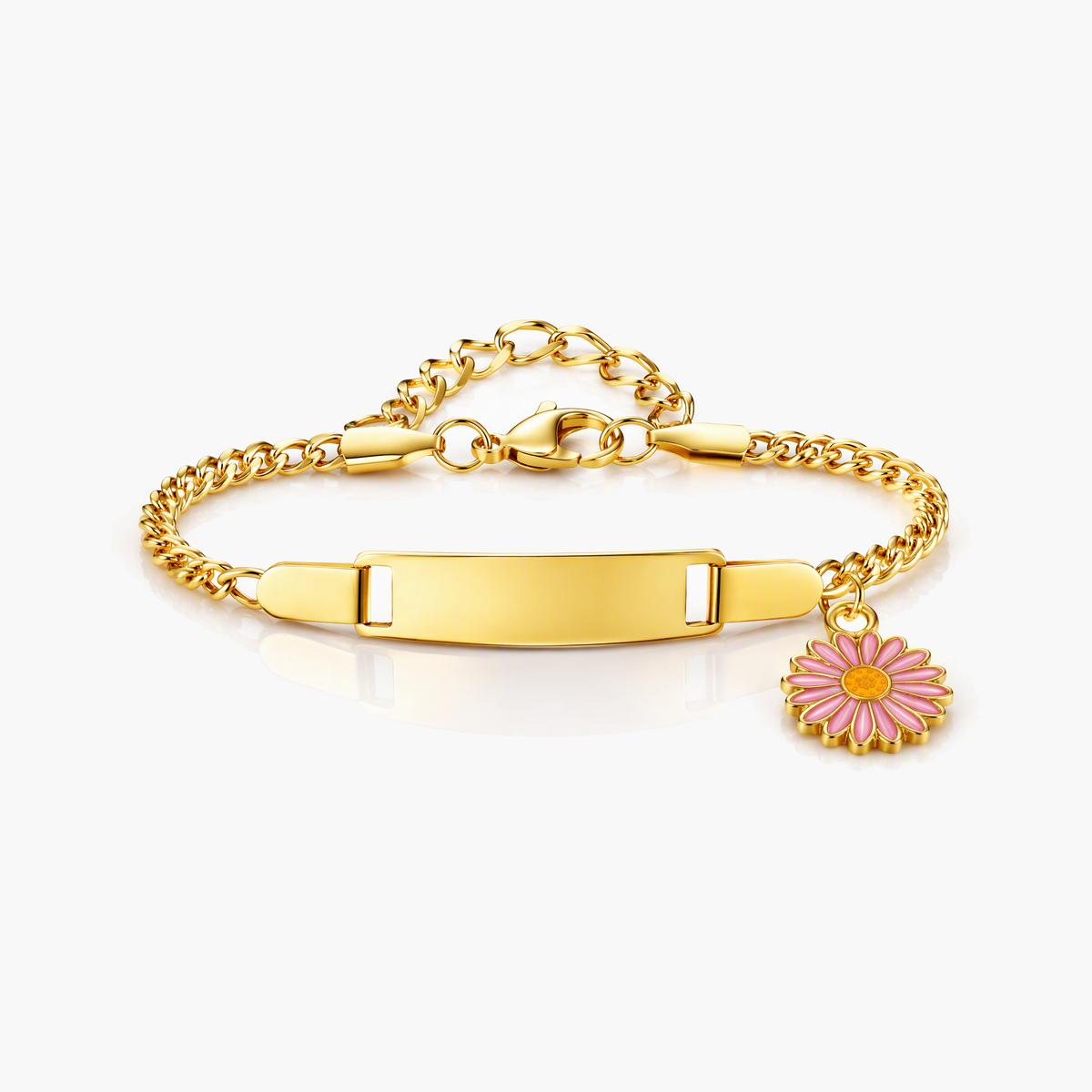 Cute Daisy Charm Bracelet