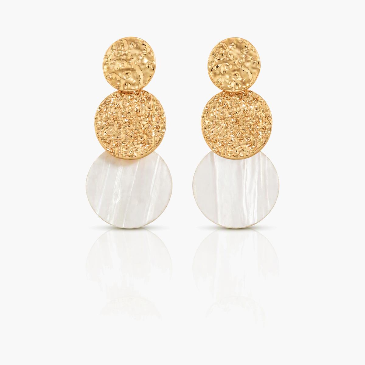 Mixed Geometric Stud Earrings