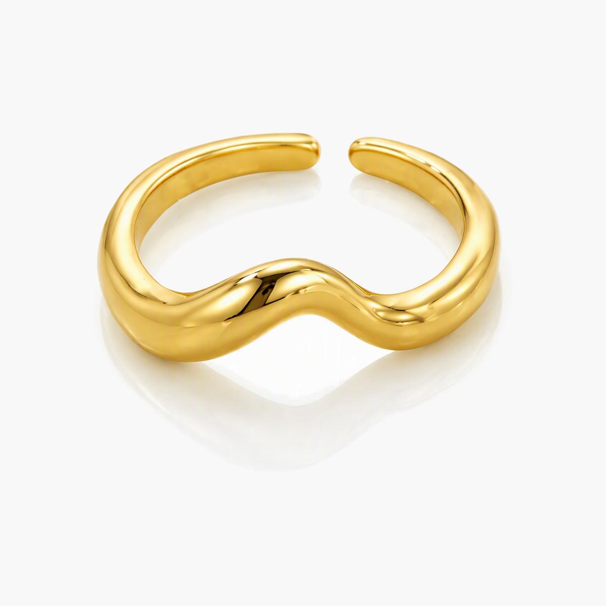 Star Signet Infinity Ring
