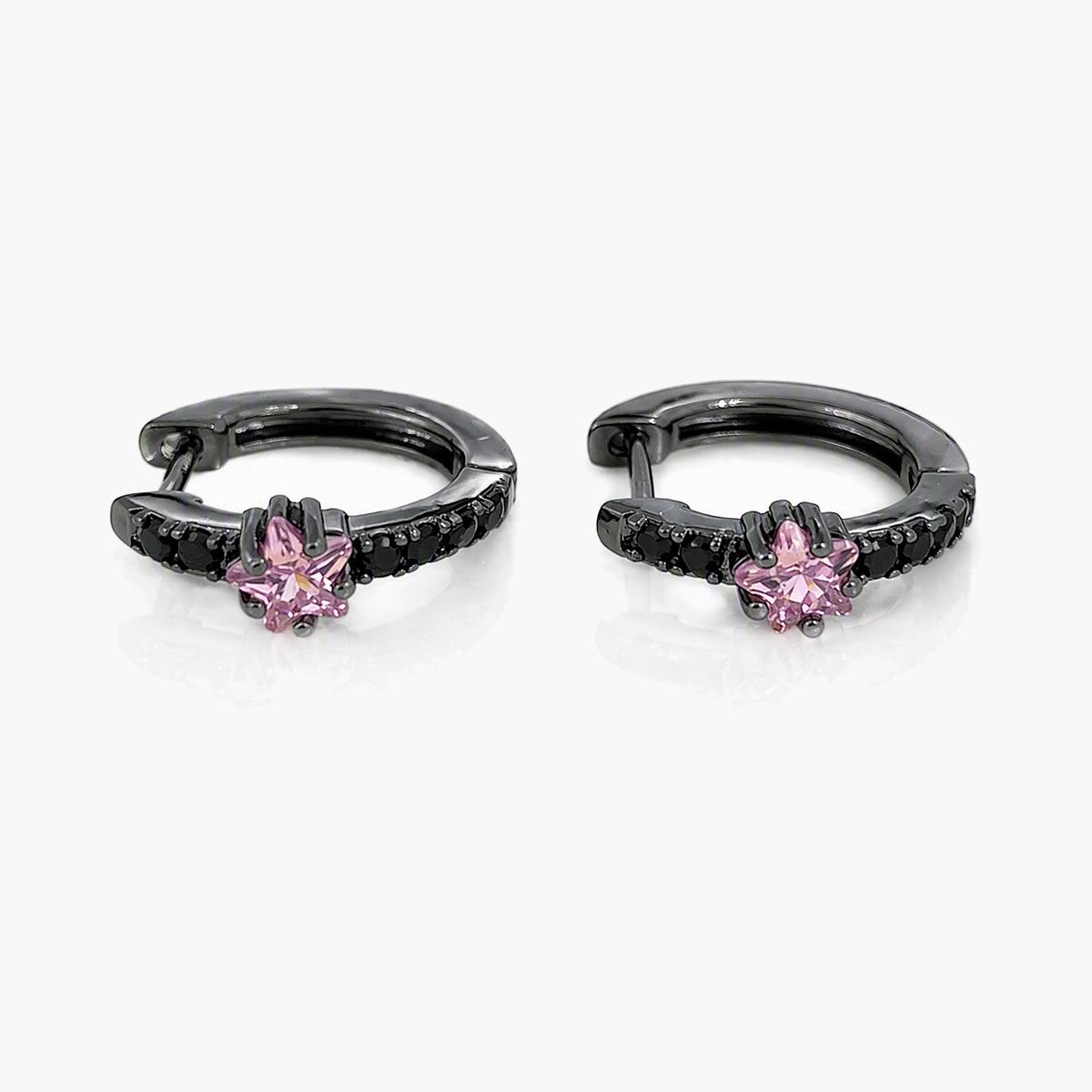 Trendy Star Charm Huggie Earrings
