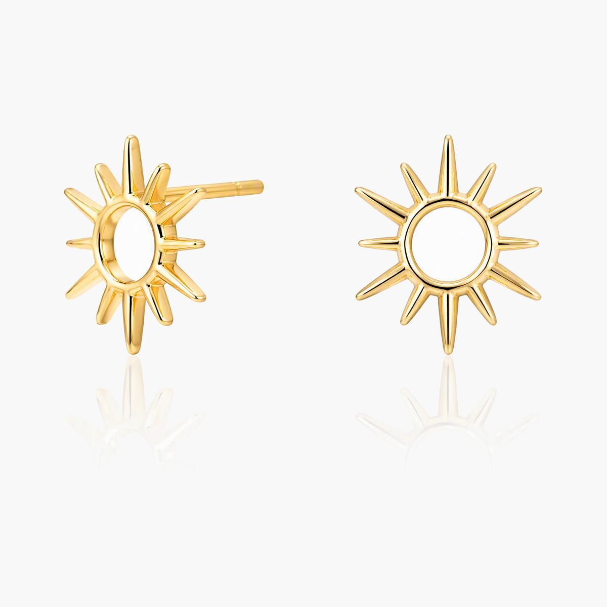 Trendy Mixed Motif Huggie Earrings