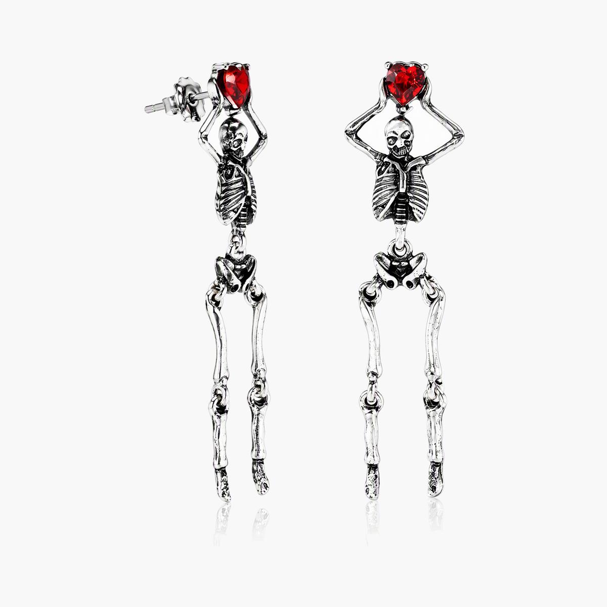 Skeleton Drop Earrings