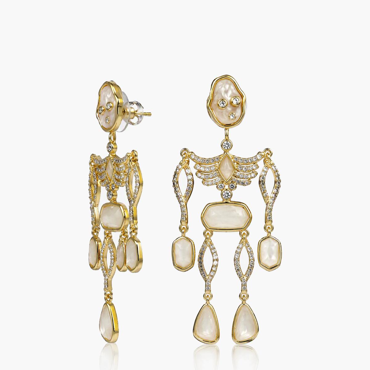 Elegant Wing Drop Earrings
