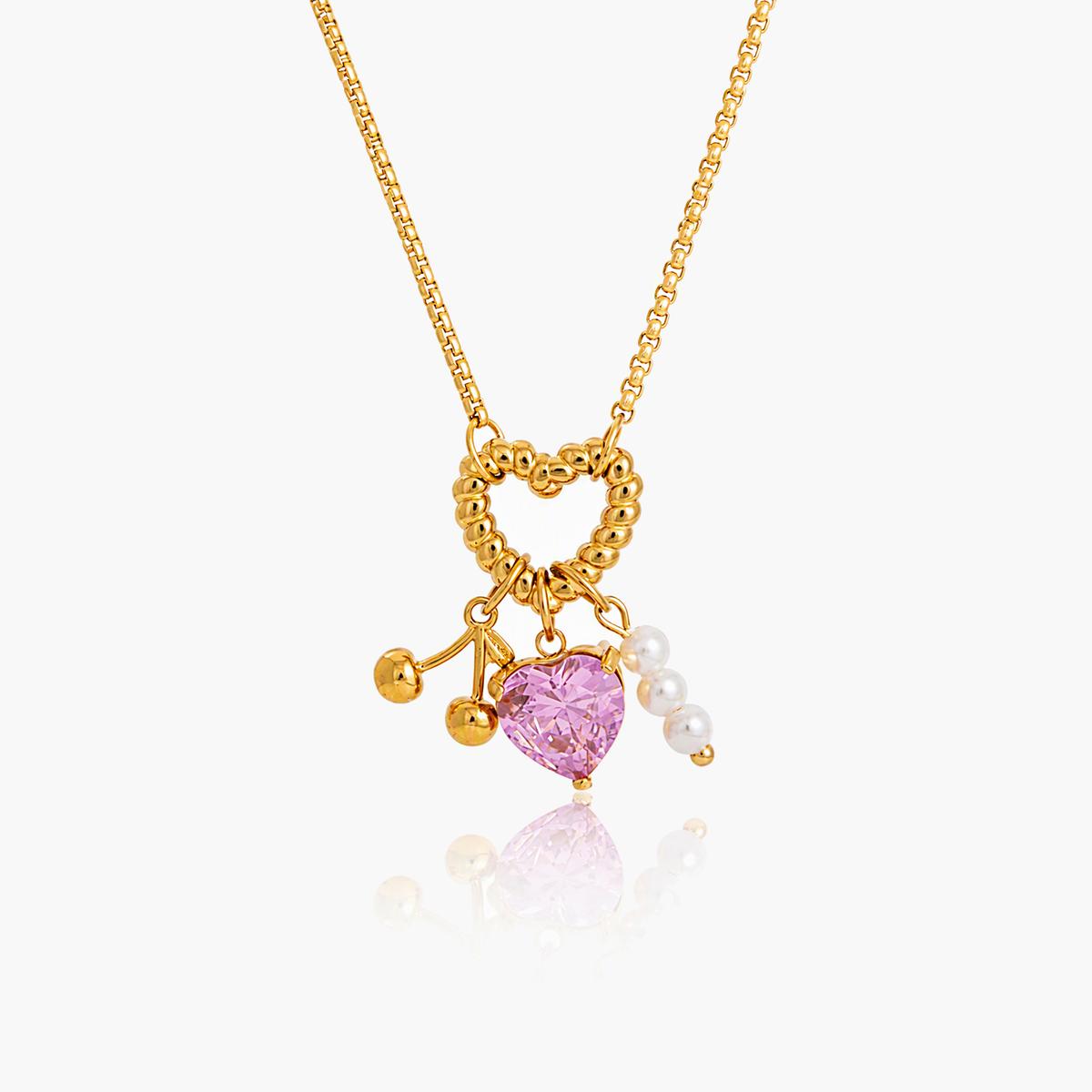 Dainty Heart Charm Necklace