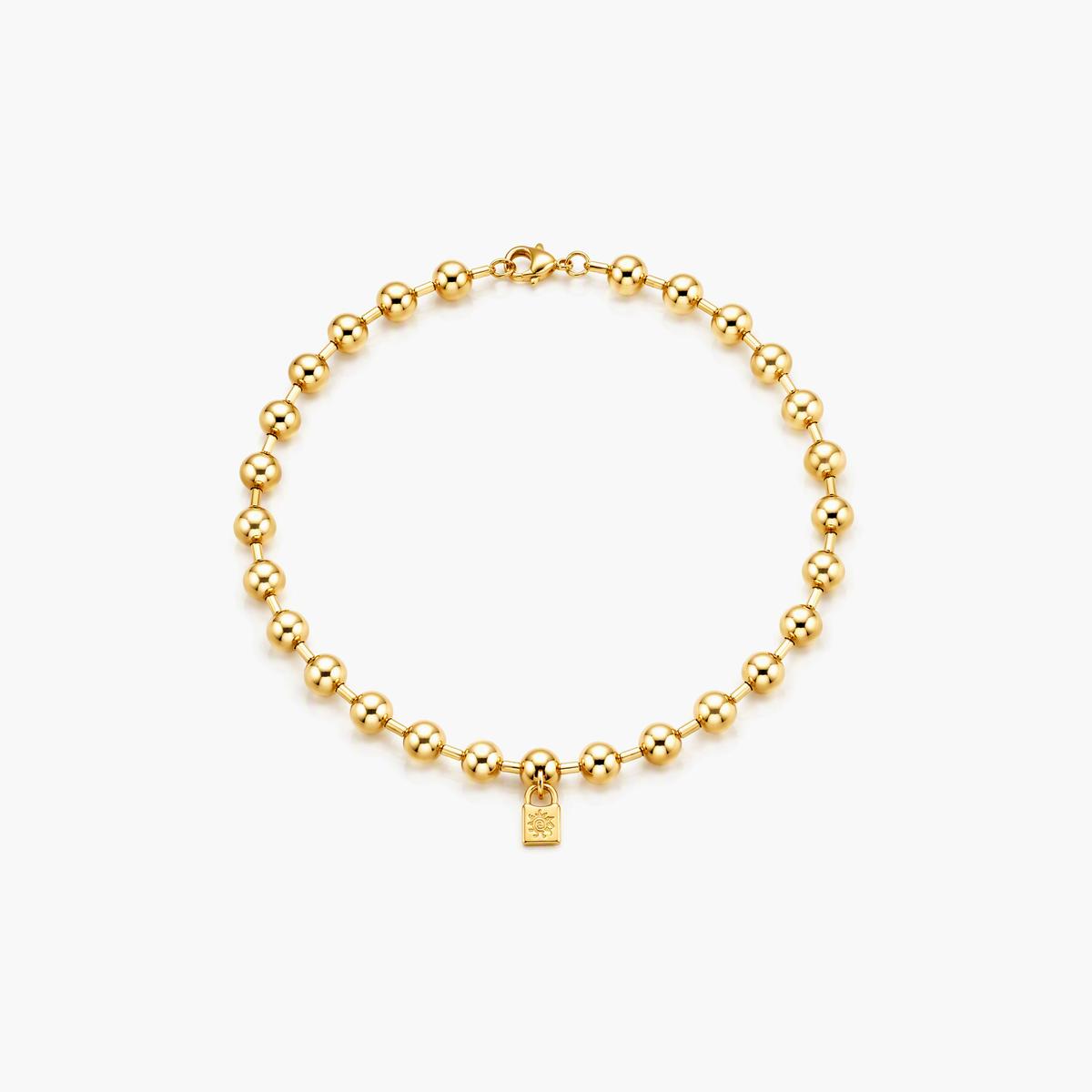 Dainty Beaded Chain Necklace