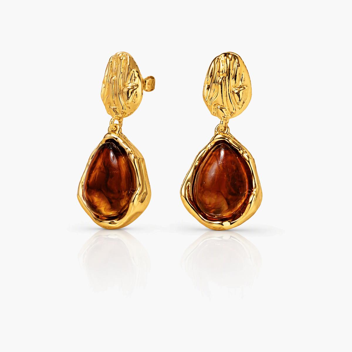 Vintage Water Drop Drop Earrings