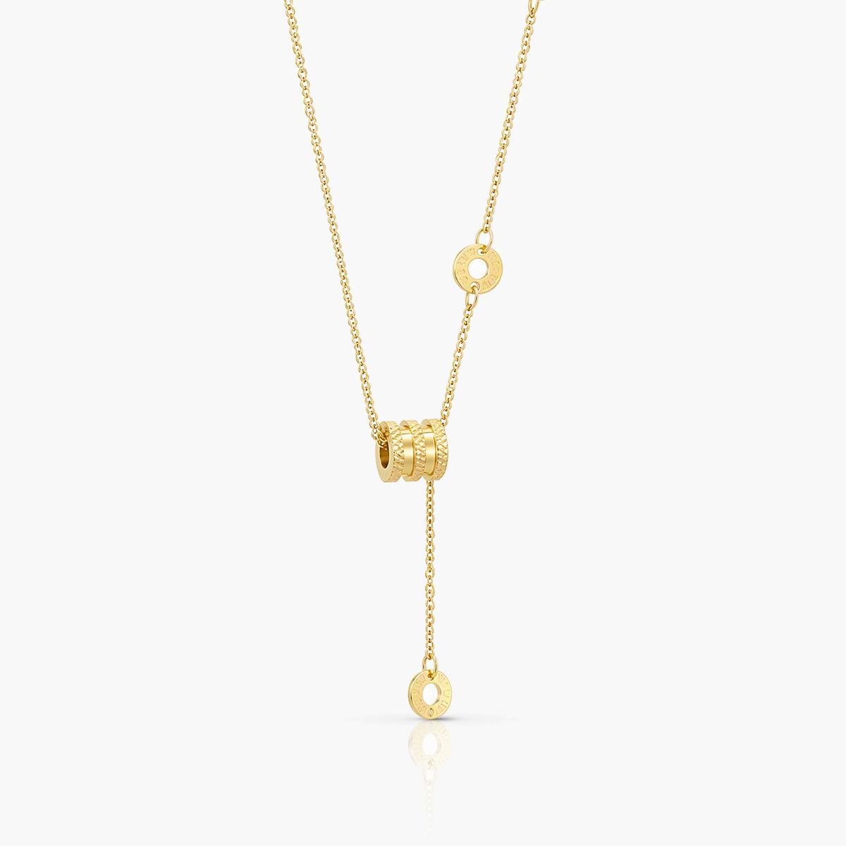 Dainty Circle Disc Necklace