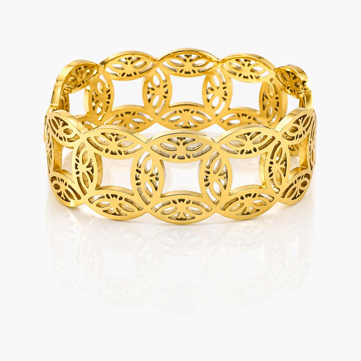 Leaf Branch Link Bracelet