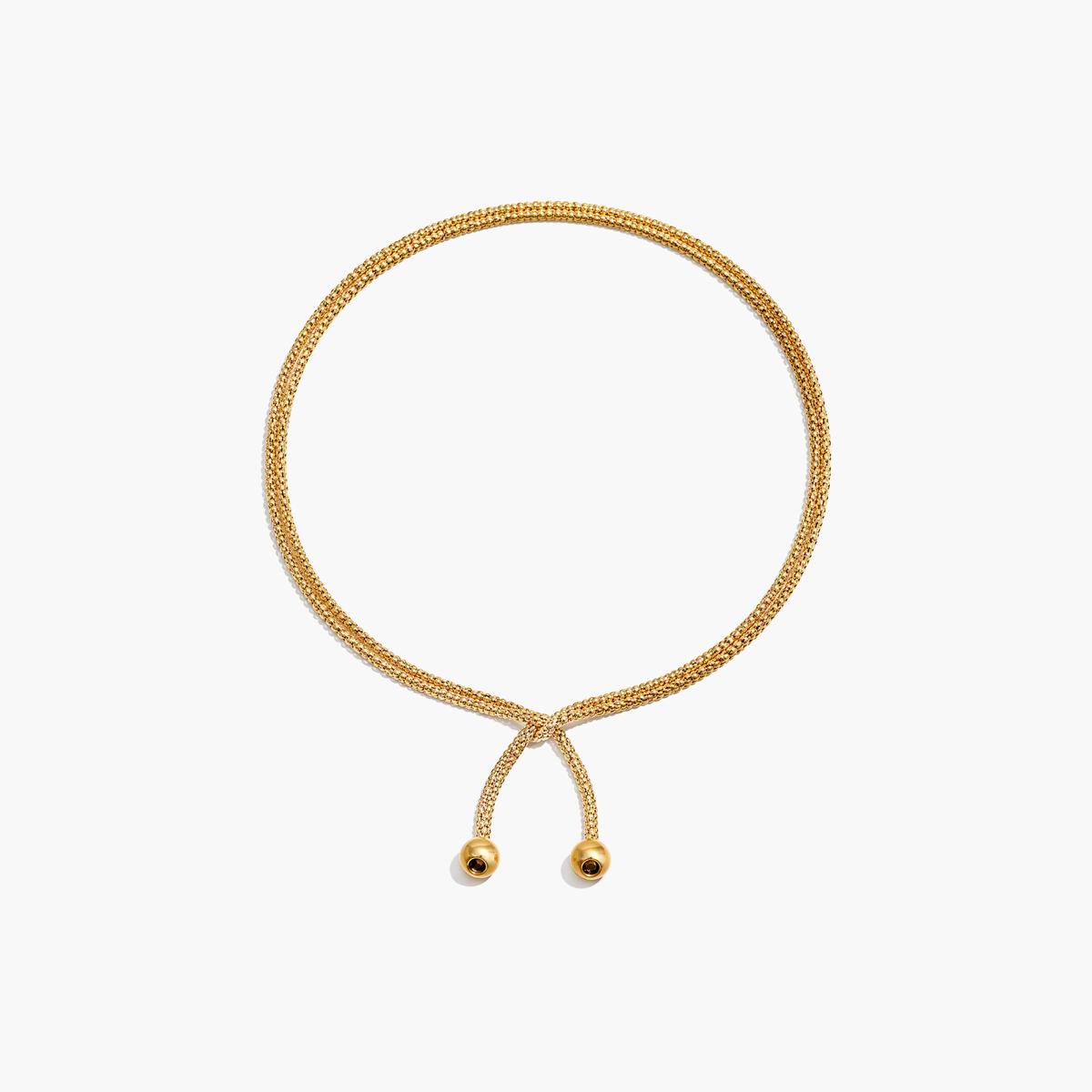 Dainty Ball Chain Lariat Necklace