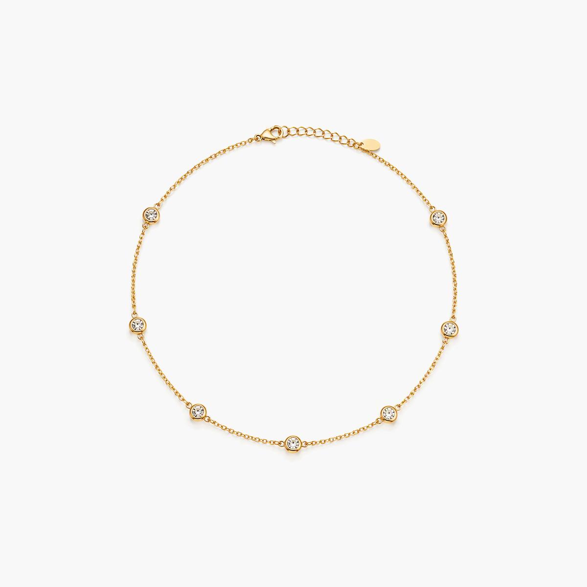 Dainty Multi-Strand Station Necklace