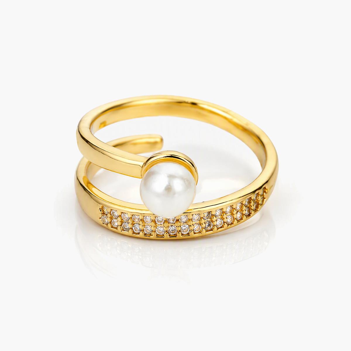 Cute Mixed Motif Open Ring