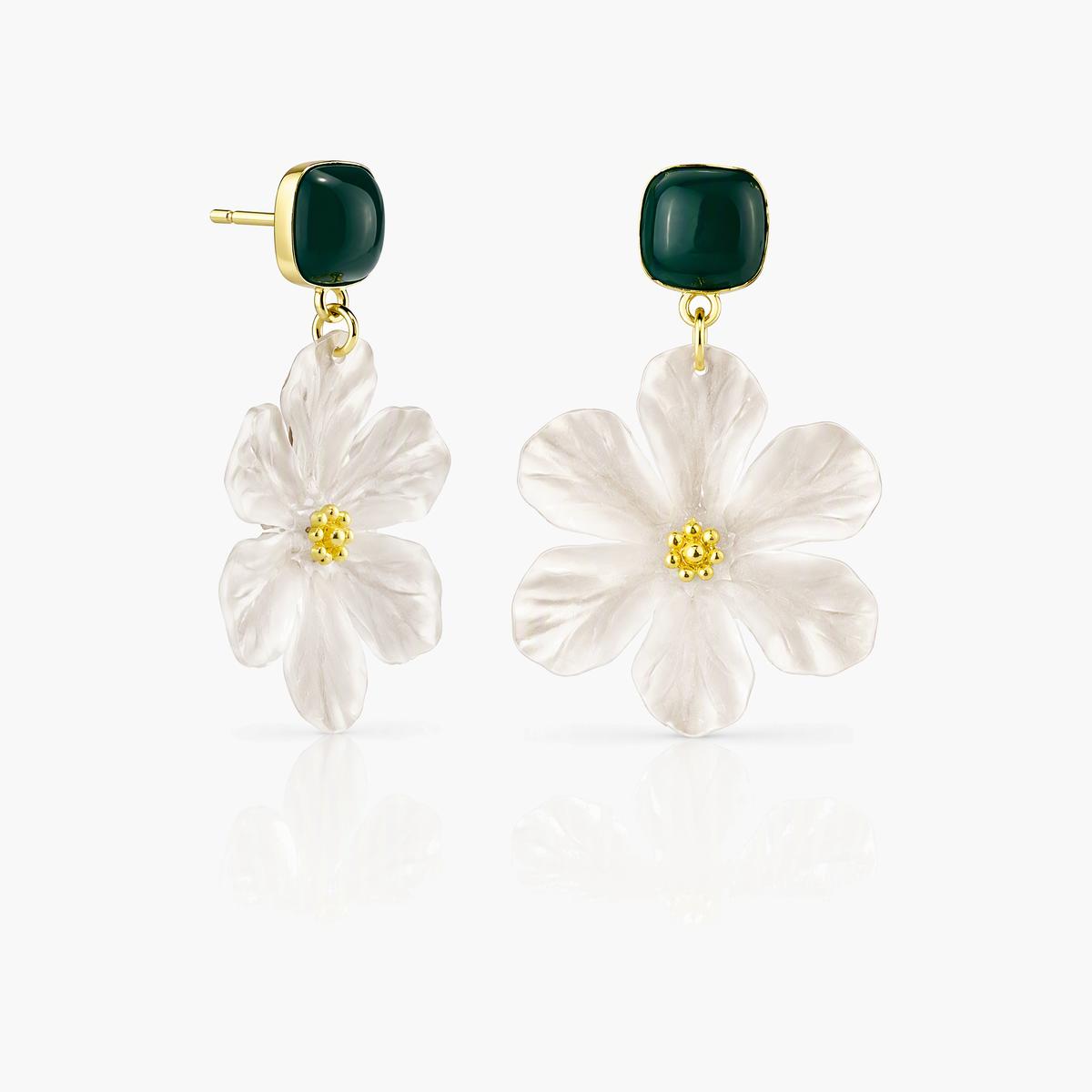 Flower Drop Earrings