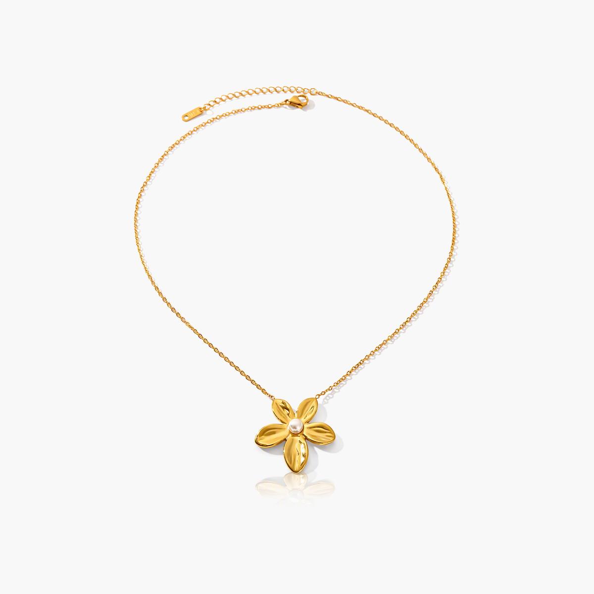 Trendy Flower Pearl Ring