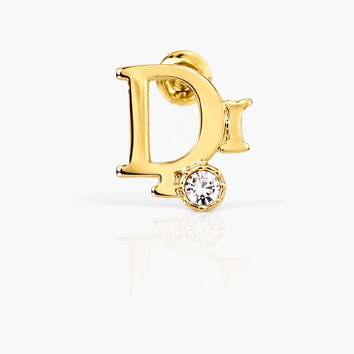 Dainty Letter D Stud Earrings