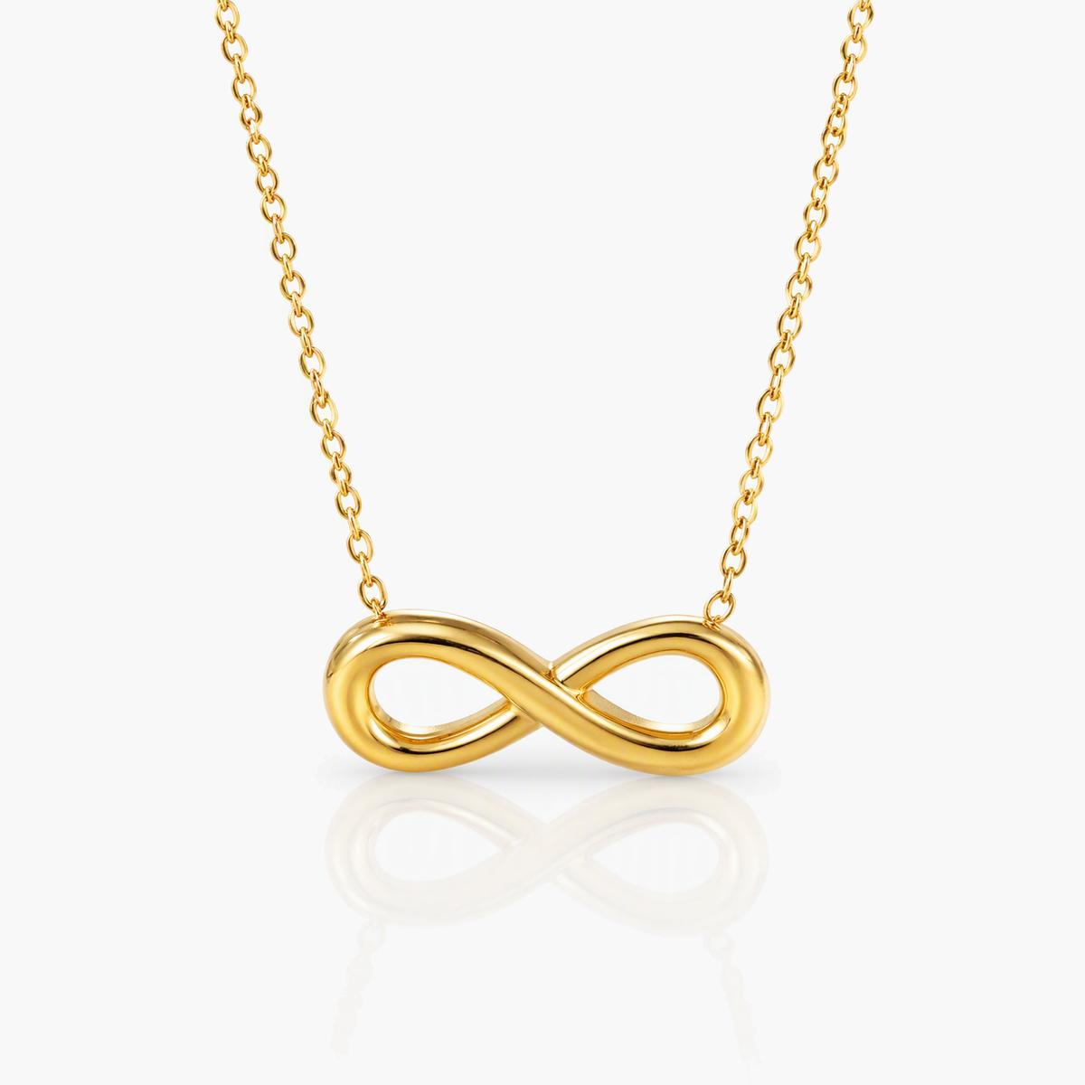 Minimalist Infinity Pendant Necklace