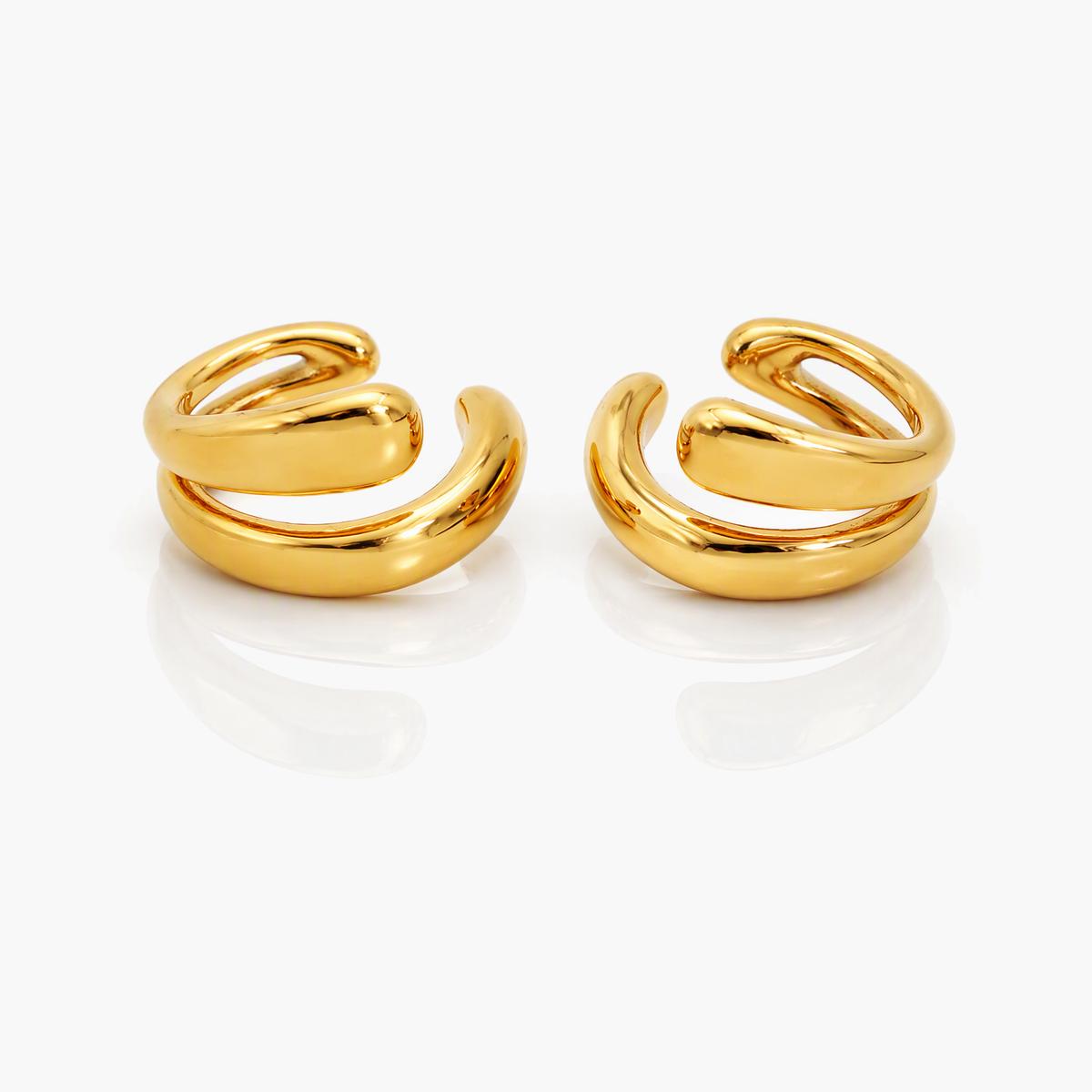 Minimalist Intertwined Ear Cuff