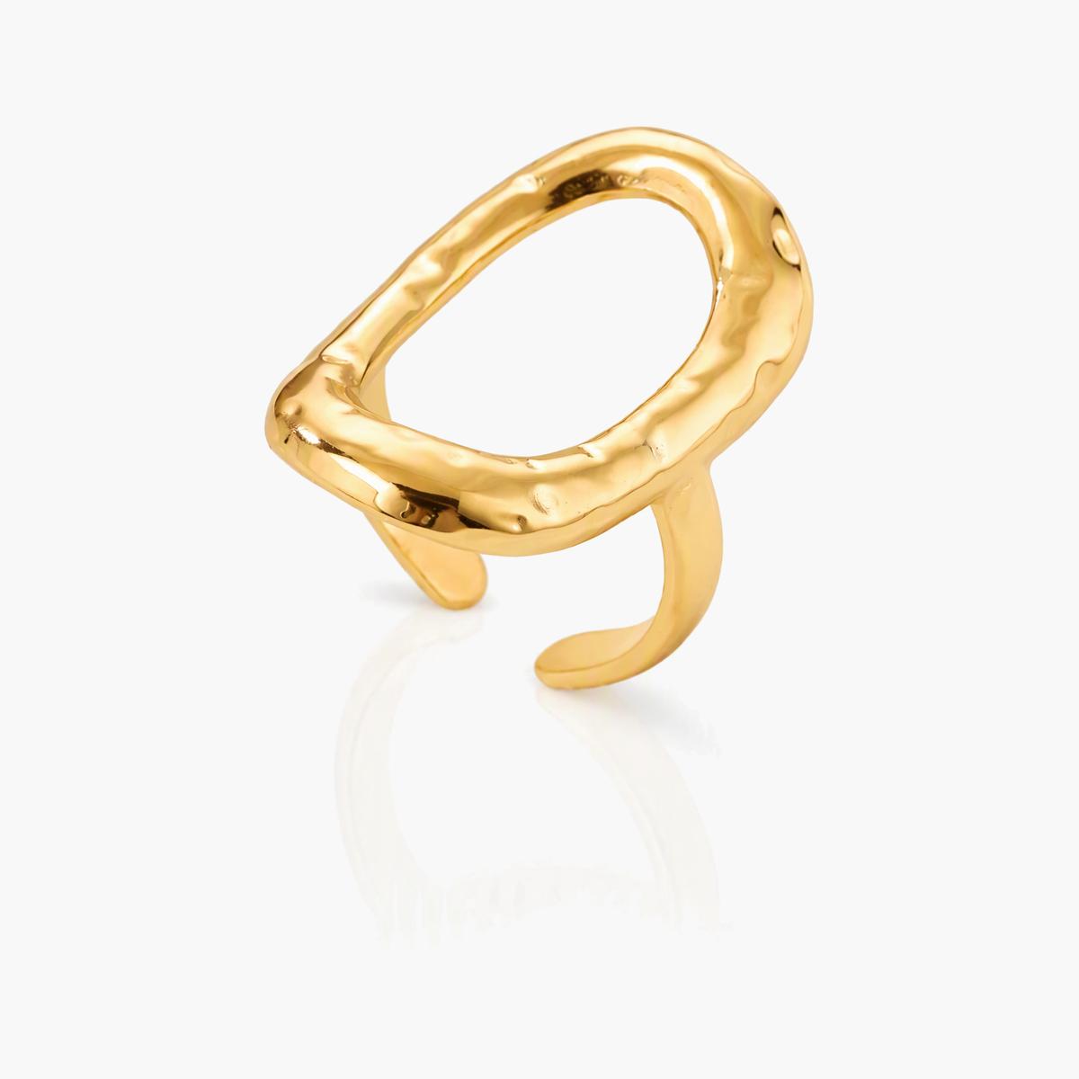 Chunky Oval Open Ring