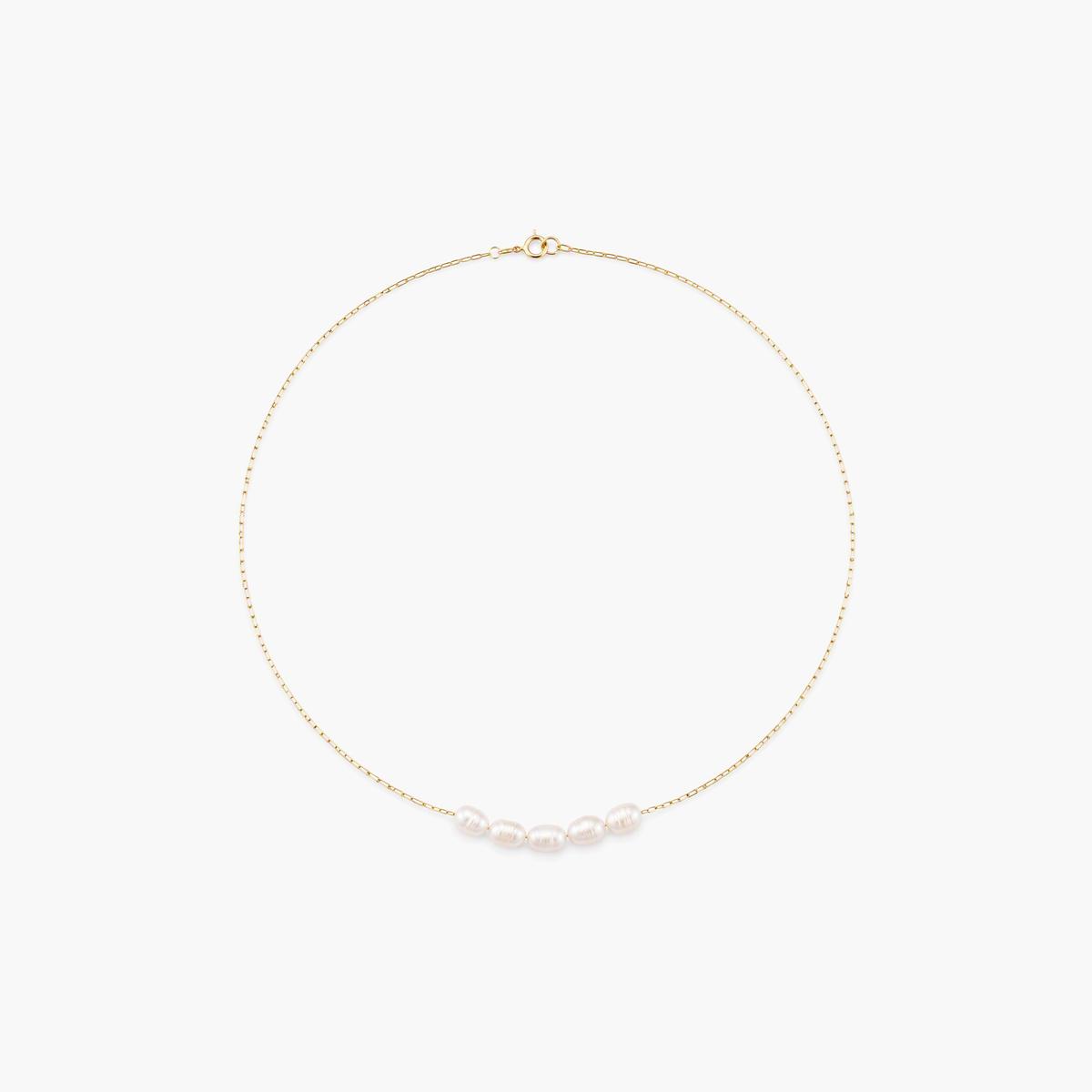 Dainty Baroque Pearl Necklace