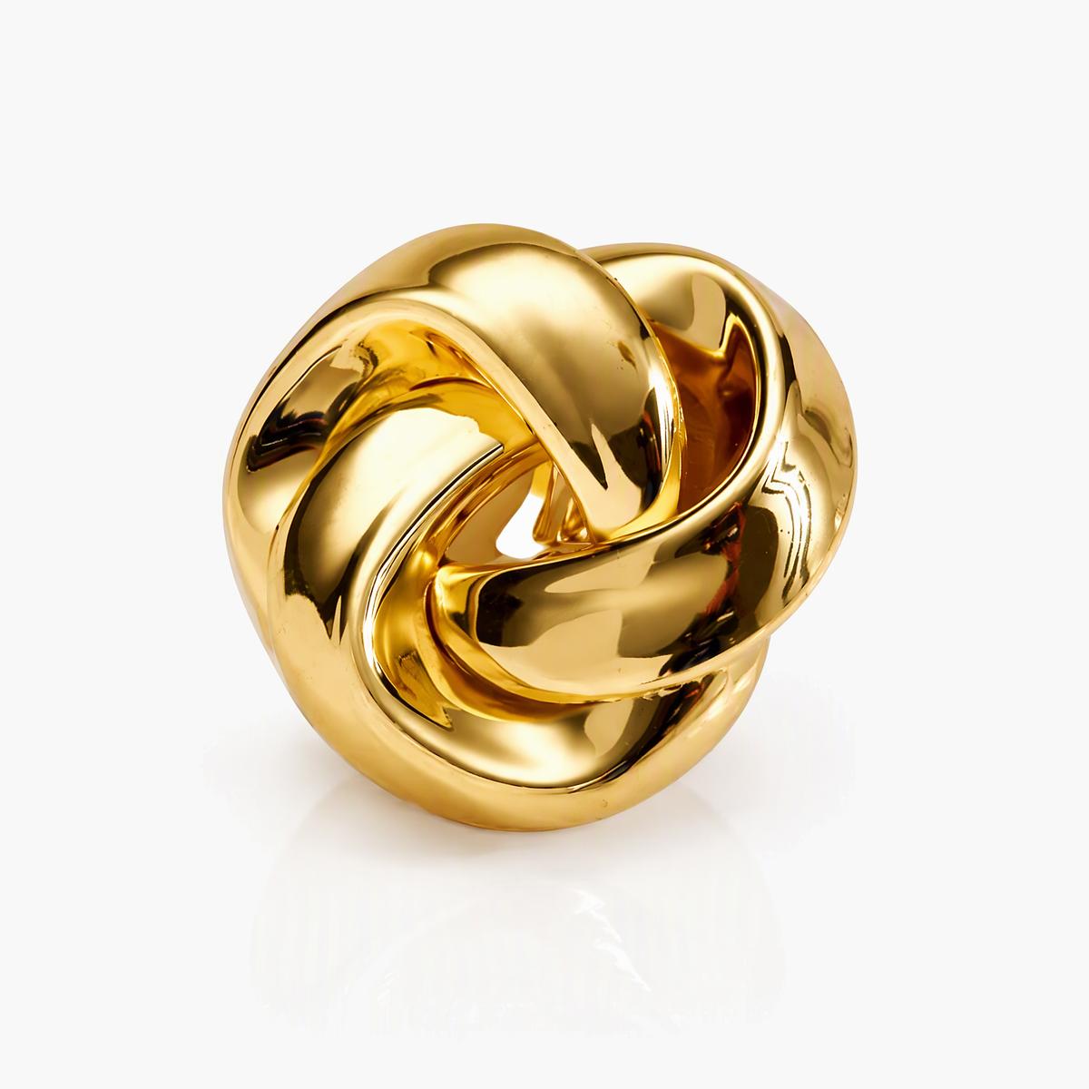 Knotted Twist Stud Earrings