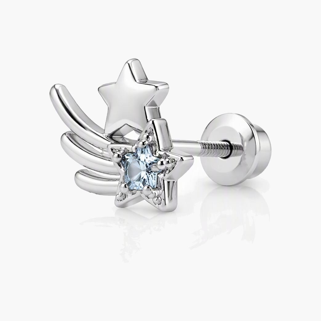 Cute Star Wing Stud Earrings