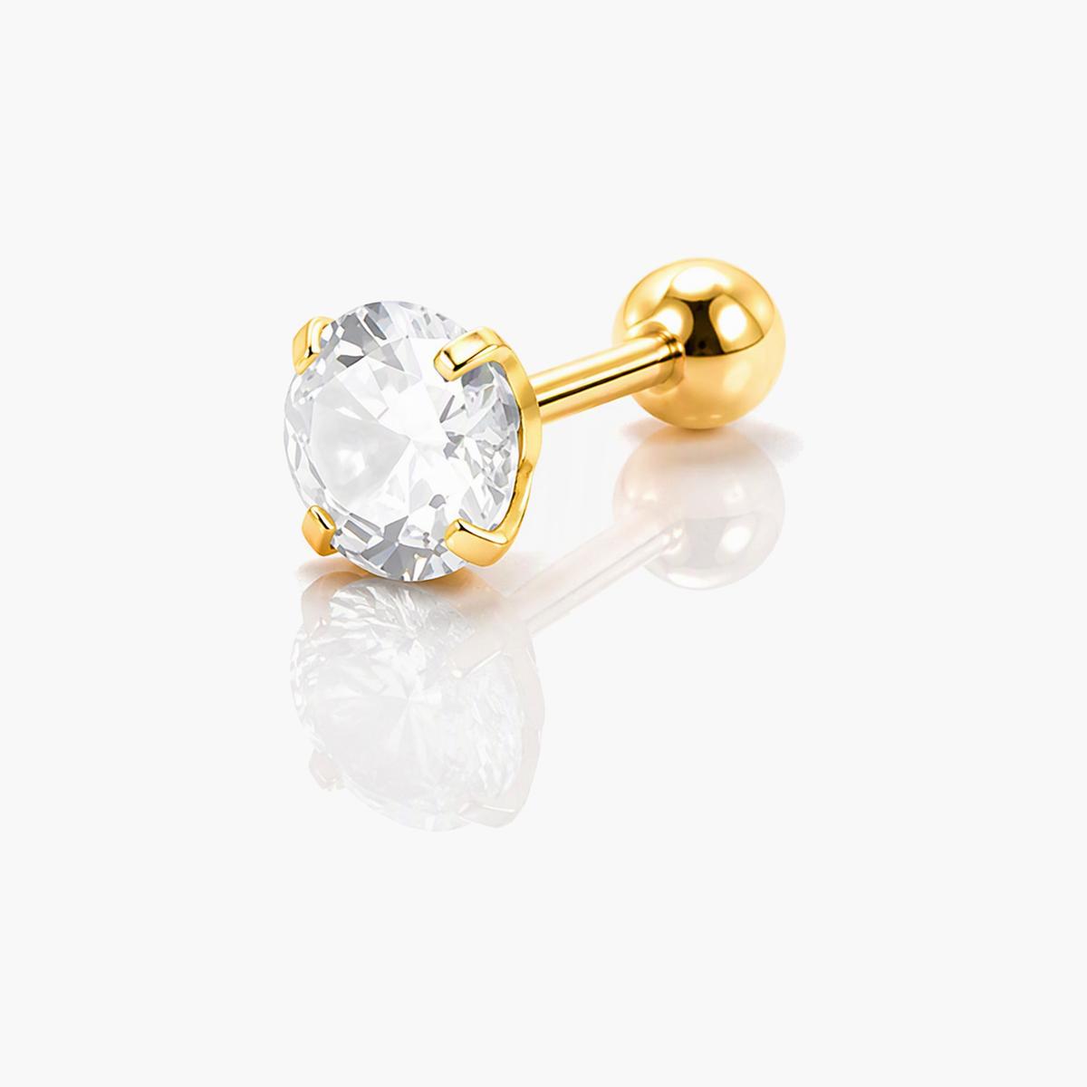 Dainty Single Stone Labret