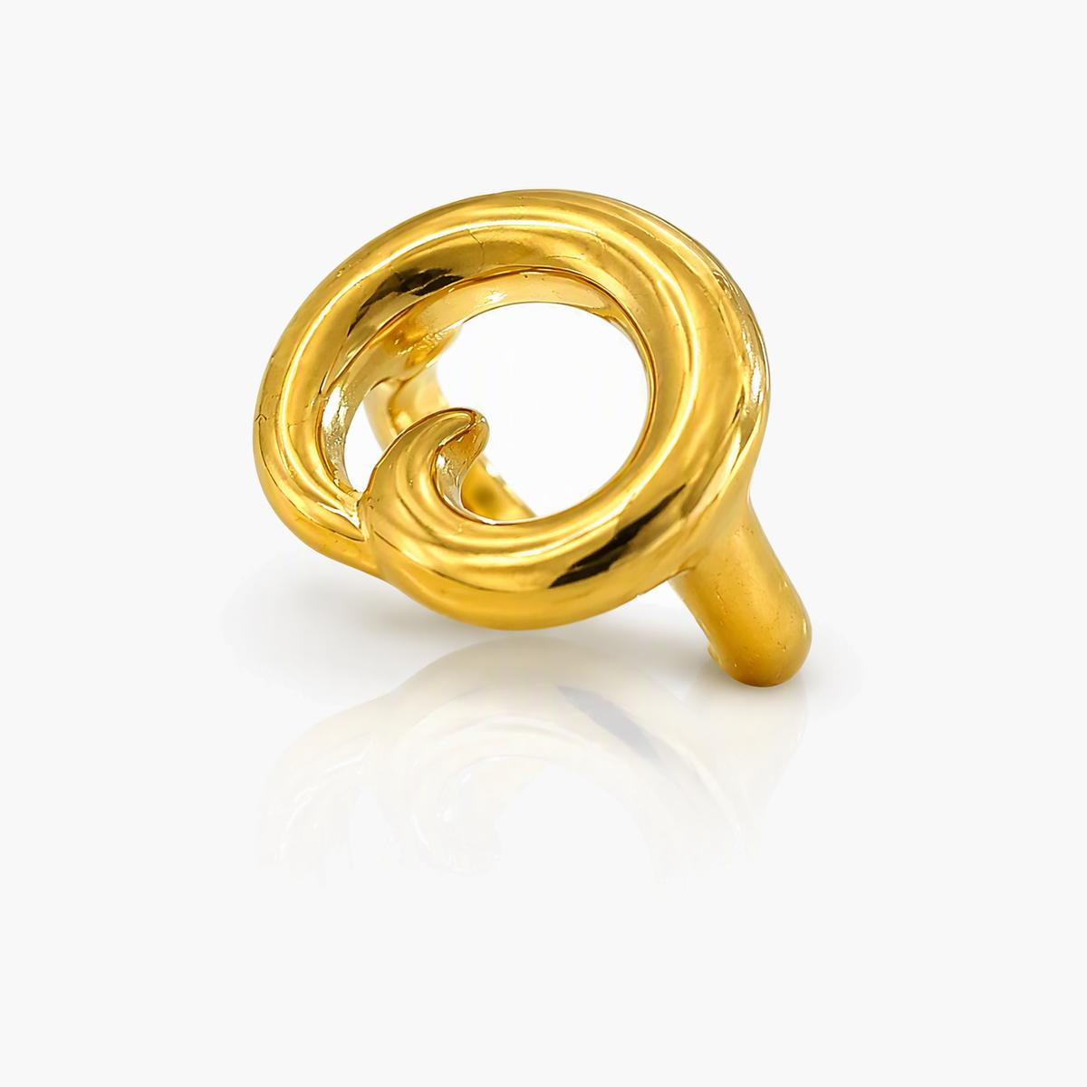 Chunky Cross & Circle Ring