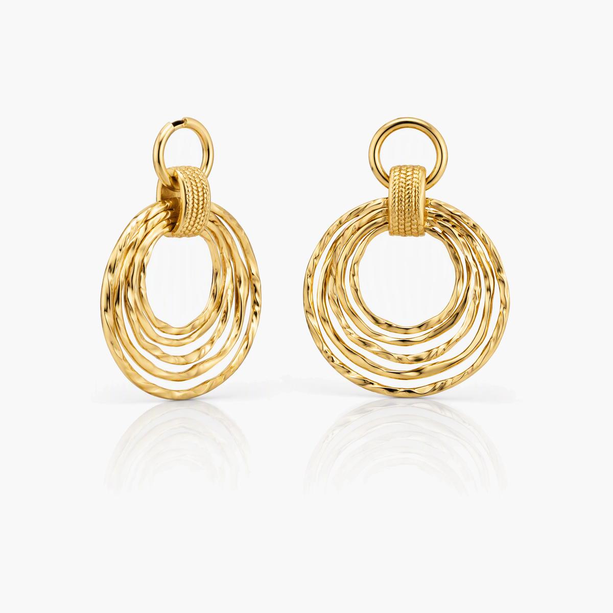 Twisted Multi-Layer Hoop Earrings
