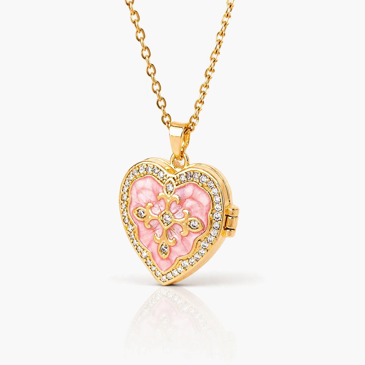 Vintage Heart Locket Necklace