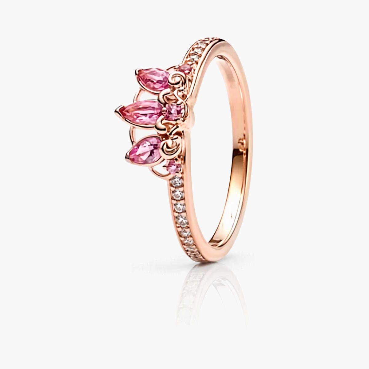 Dainty Flower Cluster Ring