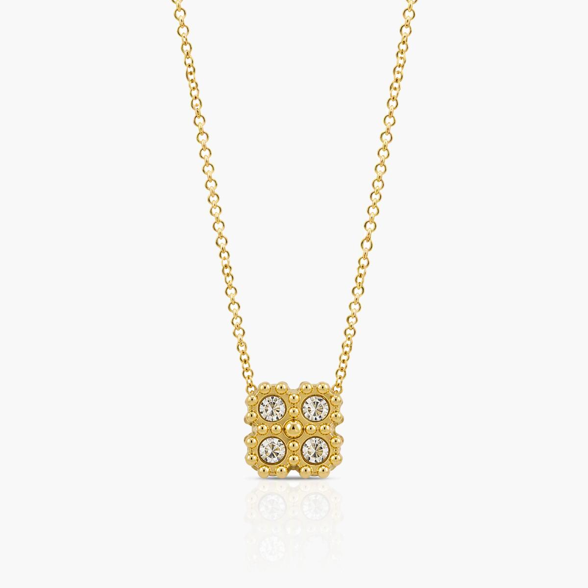 Dainty Flower Station Necklace
