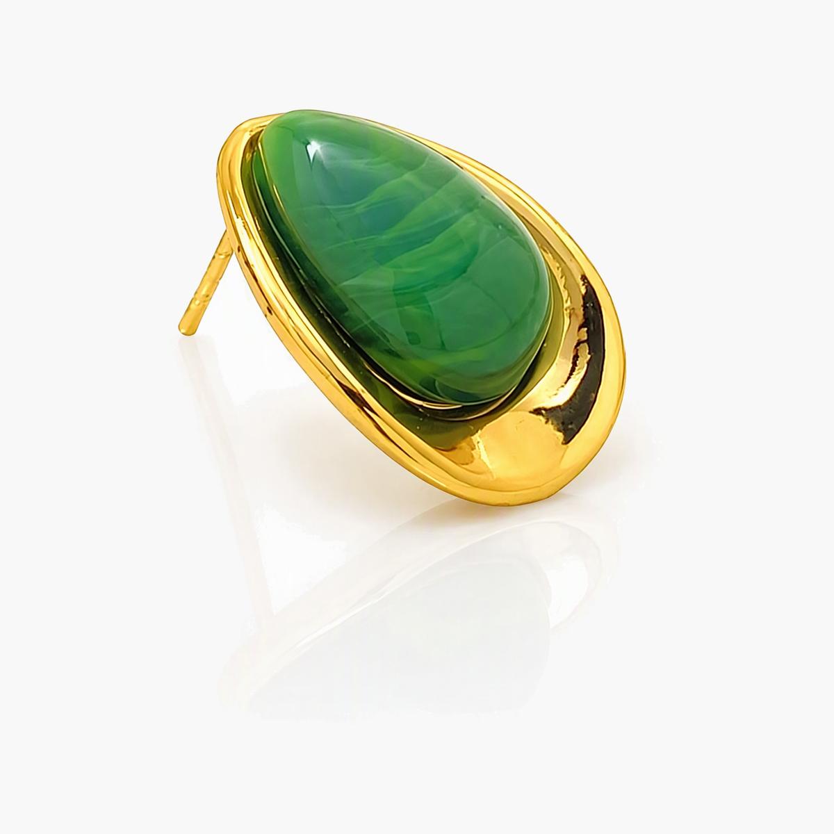 Teardrop Stud Earrings